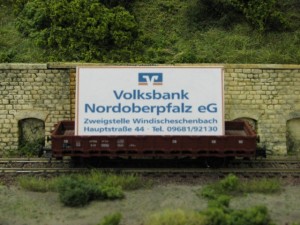 Werbewagen der Volksbank Nordoberpfalz